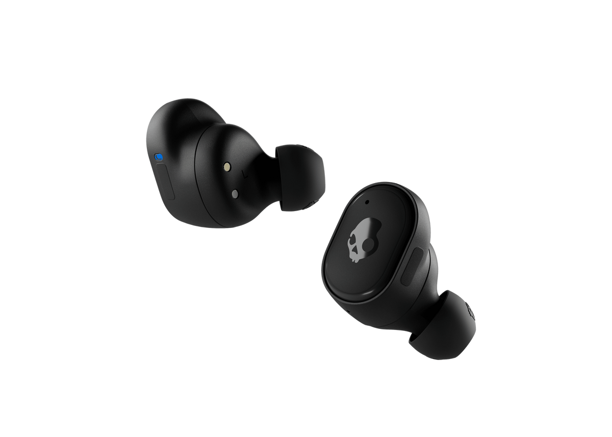 Skullcandy GRIND FUEL True Wireless Earbuds-BLACK/ORANGE (Certified Refurbished)