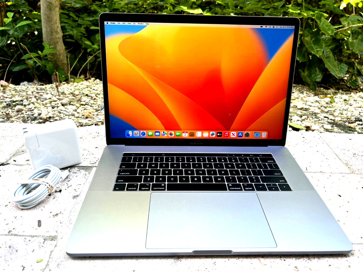 15 Inch MacBook Pro Touch Bar A1707 | 16GB Ram 3.8ghz Turbo i7 | Space Gray | Ventura | Warranty
