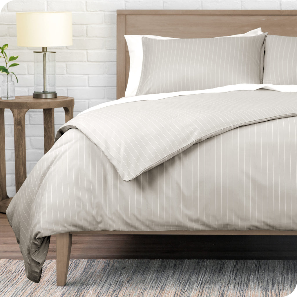 Bare Home Double Brushed Duvet Cover Set