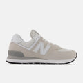 New Balance 574 Core Women's Sneakers — Nimbus Cloud/White Suede Low-Top