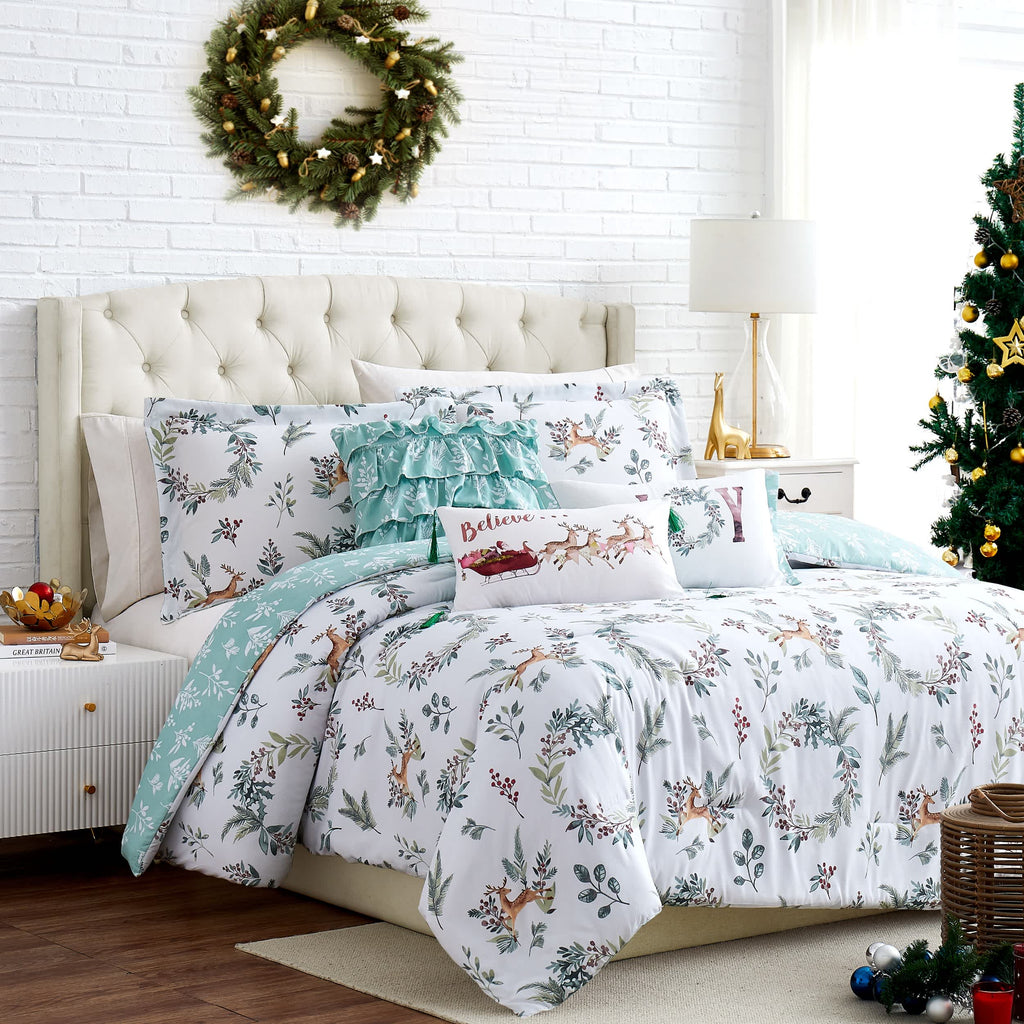 Southshore Fine Linens Happy Holidays 6PC Comforter Set