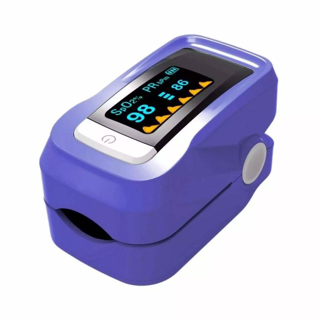 Portable Finger Pulse Oximeter Heart Rate Blood Oxygen Monitor