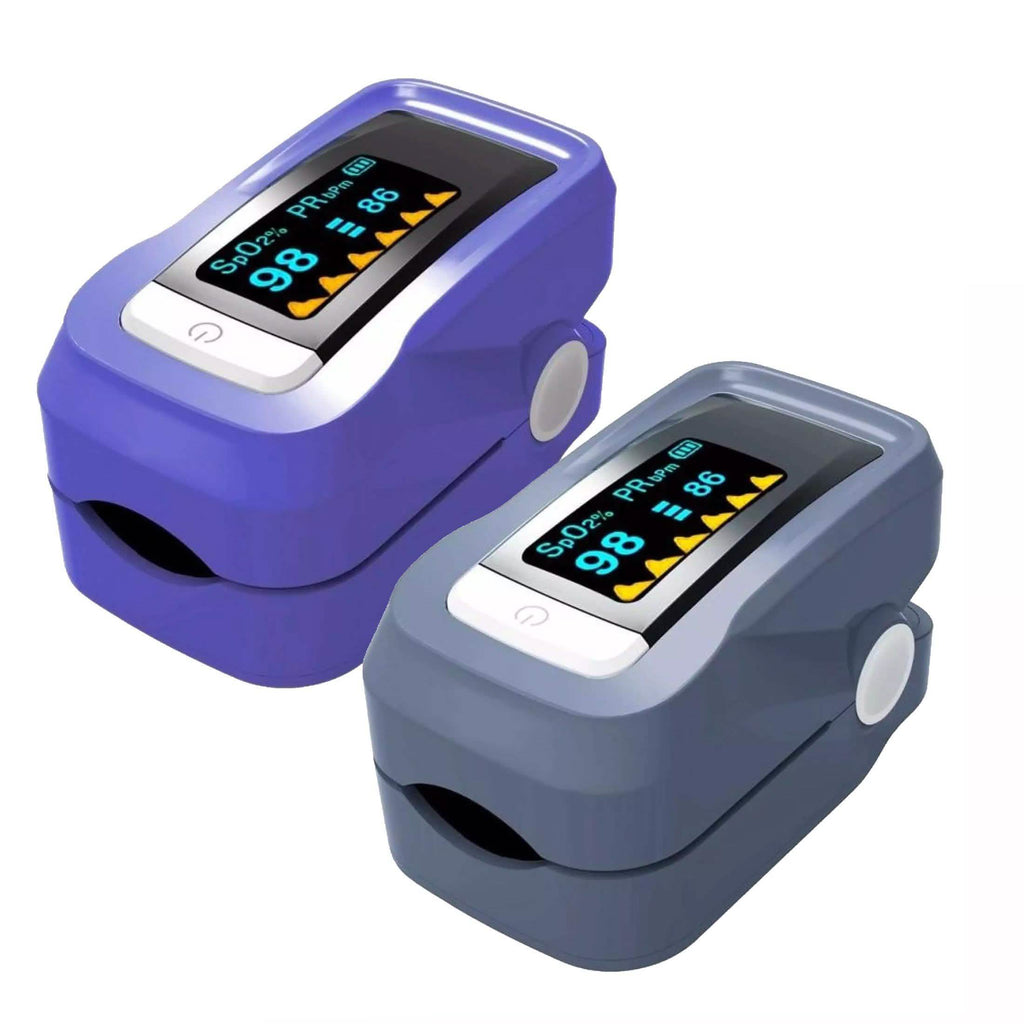 Portable Finger Pulse Oximeter Heart Rate Blood Oxygen Monitor