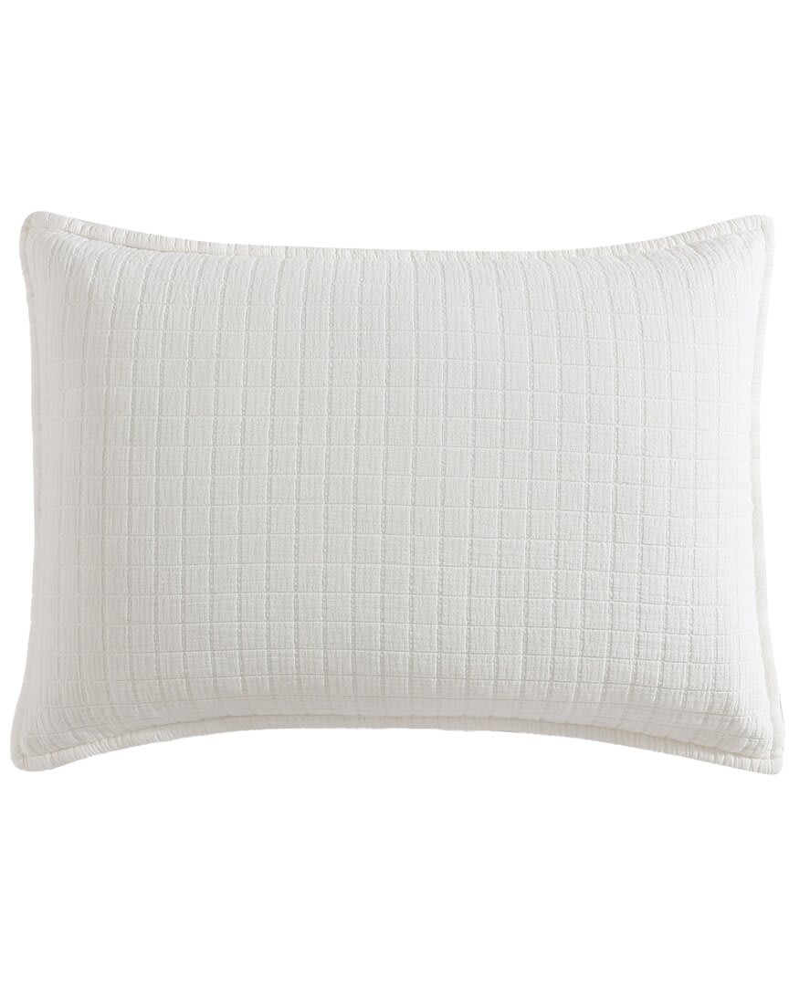 Calvin Klein Essential Garment Washed Cotton Jacquard Sham