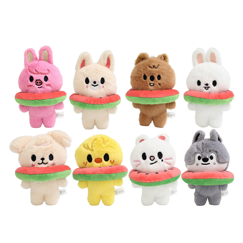 SKZOO Watermelon Keychain Plushies - Stray Kids merch