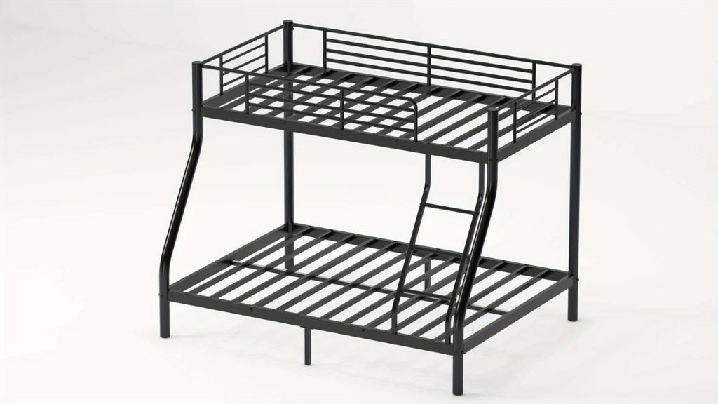 Space-Saving Heavy-Duty Bunk Bed for Bedroom Comfort and Support
