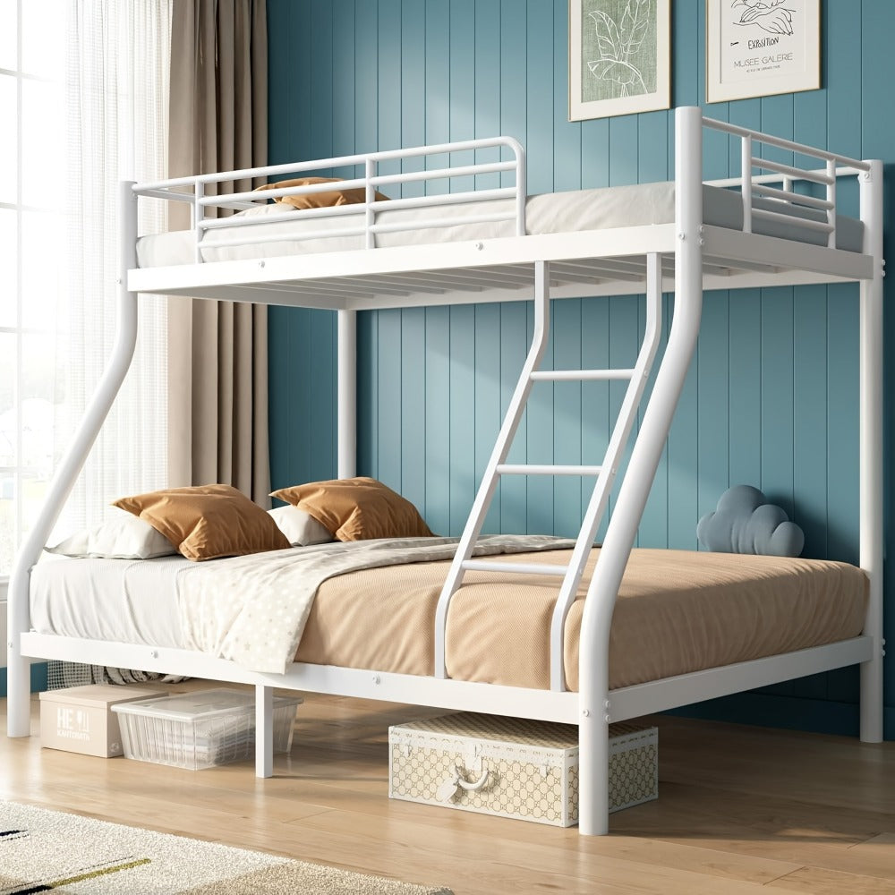 Space-Saving Heavy-Duty Bunk Bed for Bedroom Comfort and Support