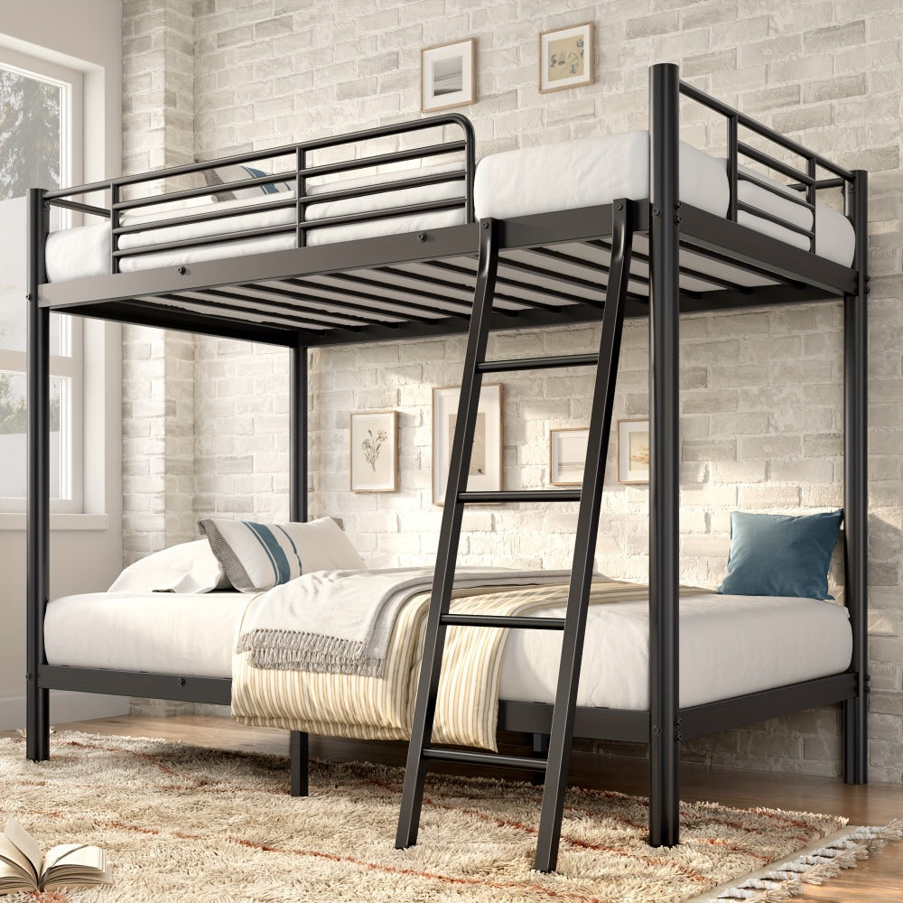 Space-Saving Heavy-Duty Bunk Bed for Bedroom Comfort and Support