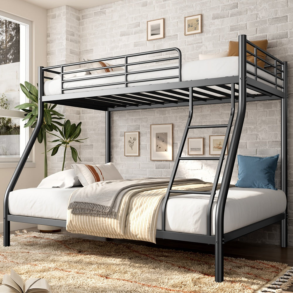 Space-Saving Heavy-Duty Bunk Bed for Bedroom Comfort and Support