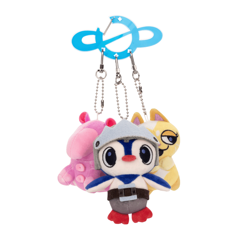 Space Trio Plush Keychains