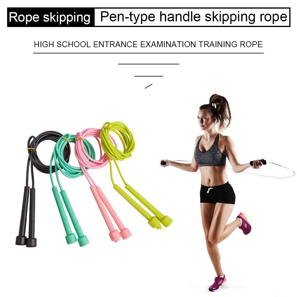 Adjustable Speed Jump Rope PVC Fitness Exercise Workout Equipment