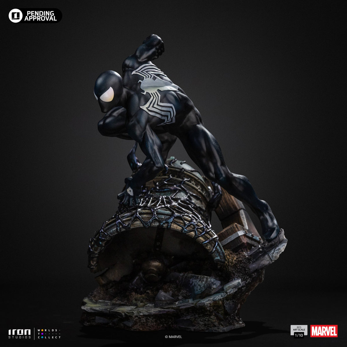 Pre-Order - Statue Spider-Man Black - Marvel Comics - BDS Art Scale 1/10 - Iron Studios
