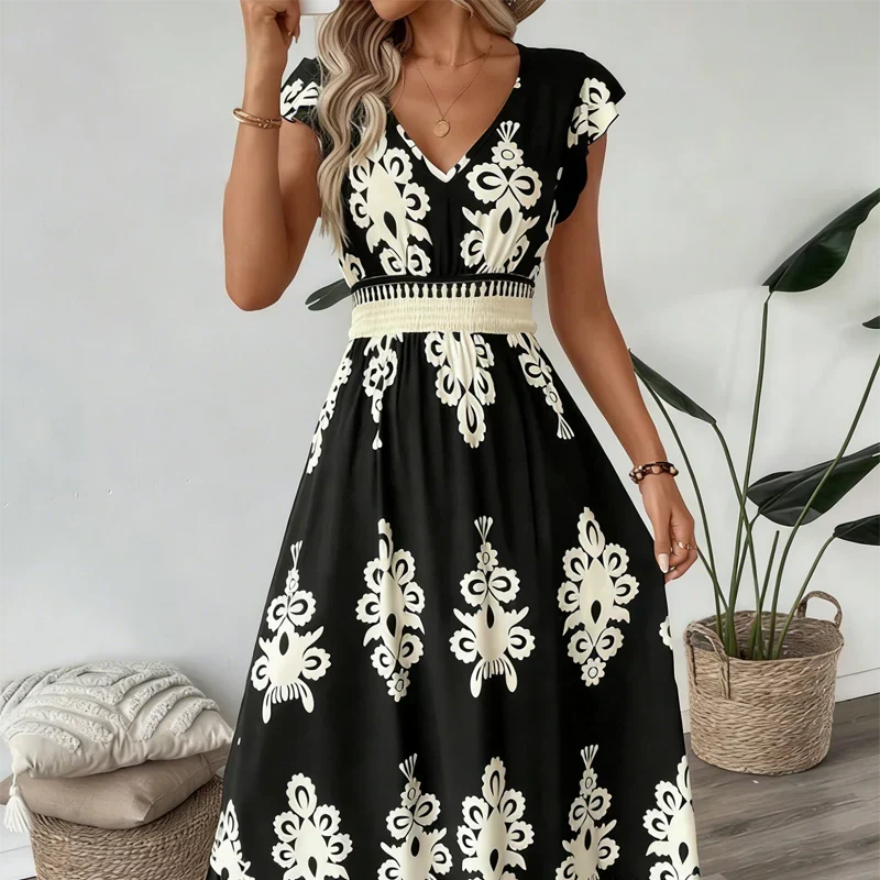 Arabella | Elegantes besticktes Sommerkleid