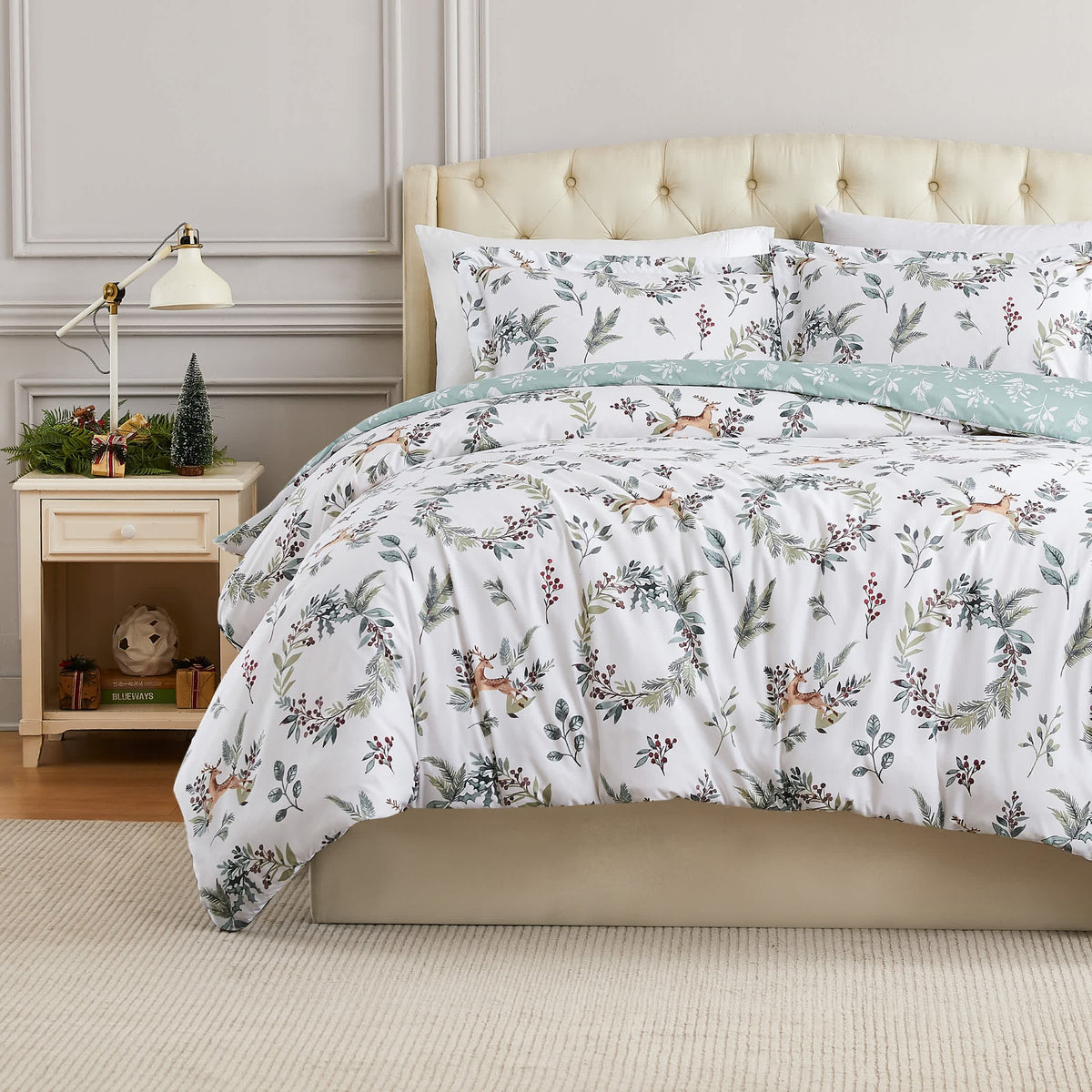Southshore Fine Linens Happy Holidays Oversized Comforter Set