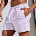 Nolan | Elegante gestreifte Badeshorts