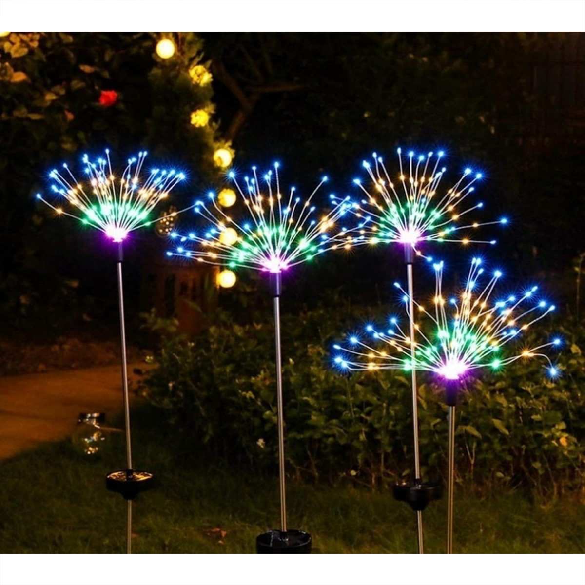 Solar Powered Firework String Lights