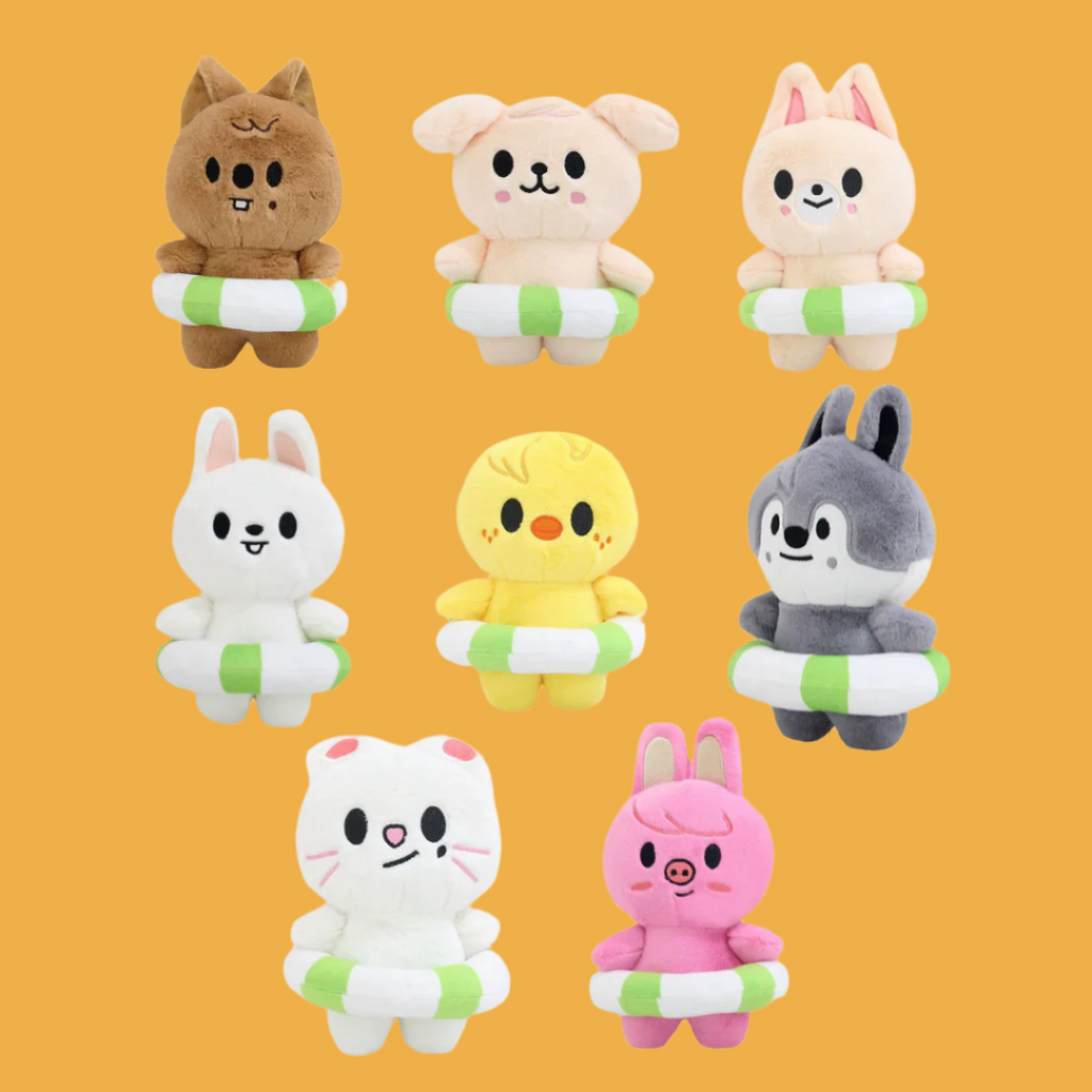SKZOO Swimming Day Plushies - Stray Kids merch