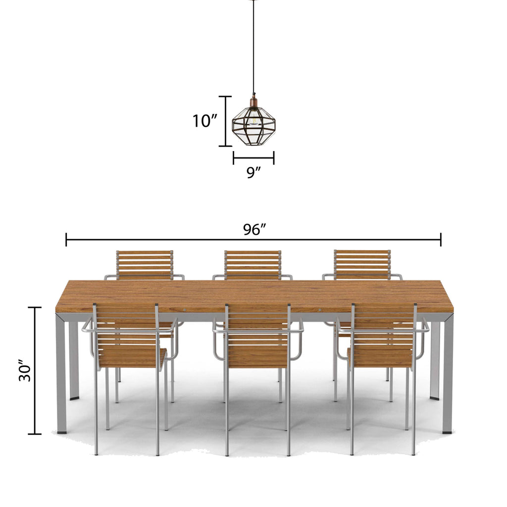 River of Goods Bohemian Clear Globe Shade Pendant Light