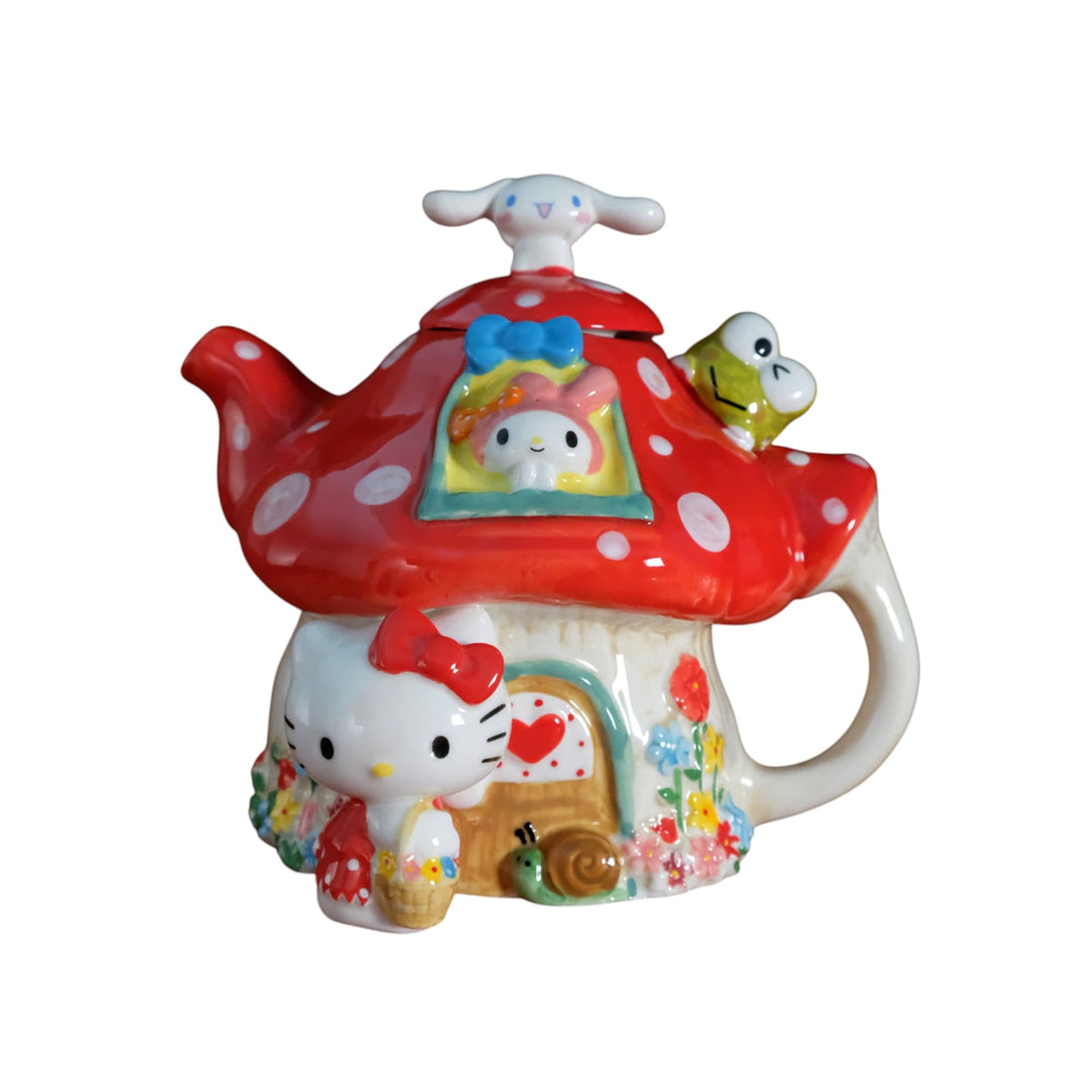 Hello Kitty And Friends Mushroom Teapot