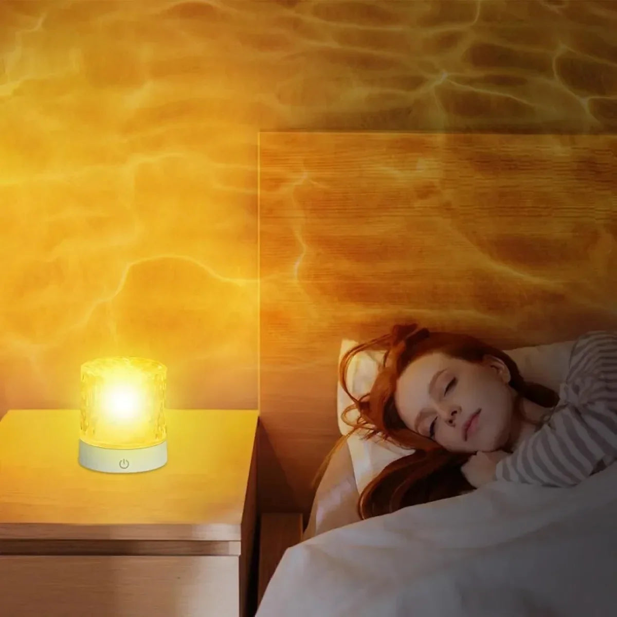 Remote Control Dimmable Dynamic Wave Projection Lamp