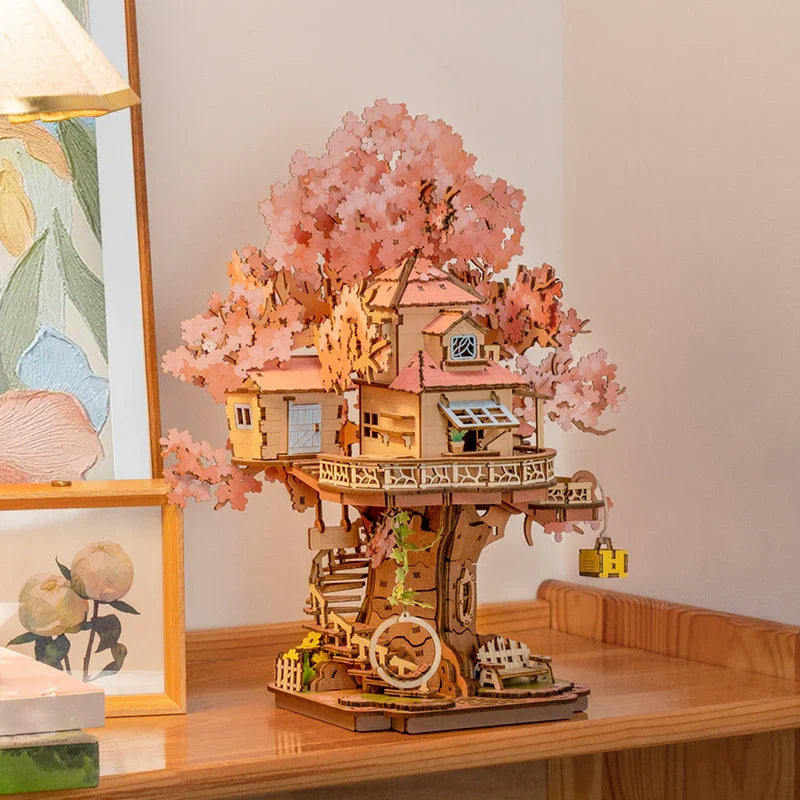 Robotime DIY Sakura Tree House Kit TGS04