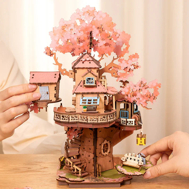 Robotime DIY Sakura Tree House Kit TGS04