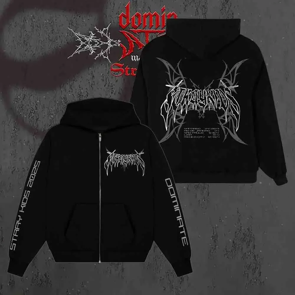 SKZ Dominate Zip Up Hoodie Latin America - Stray Kids merch
