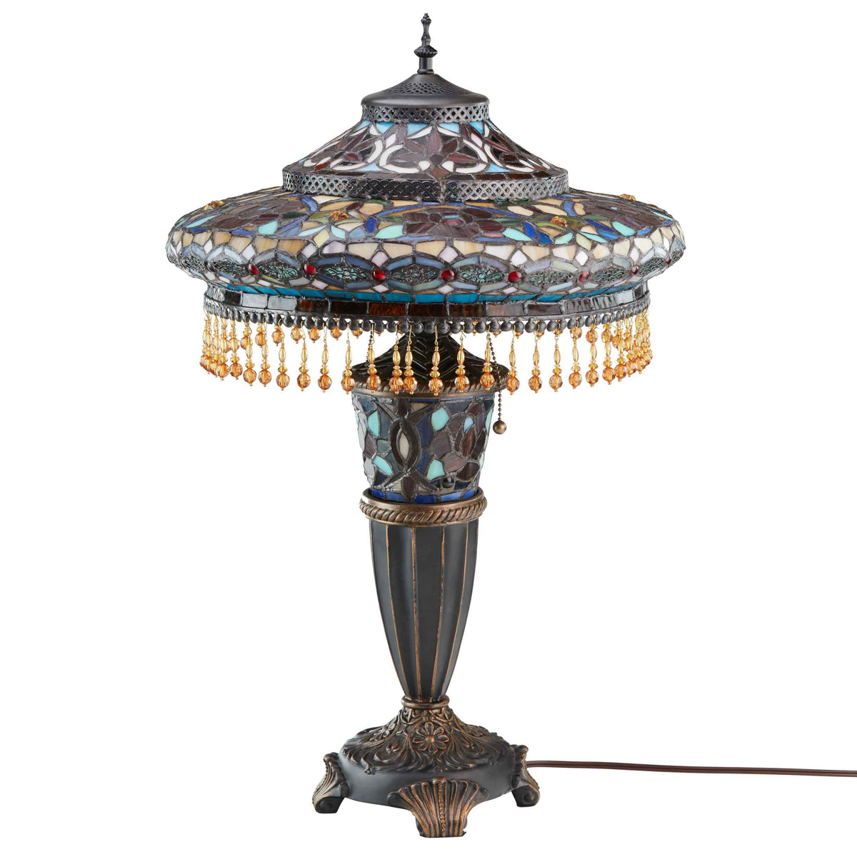 River of Goods Lamp, Table Double Lit 17"