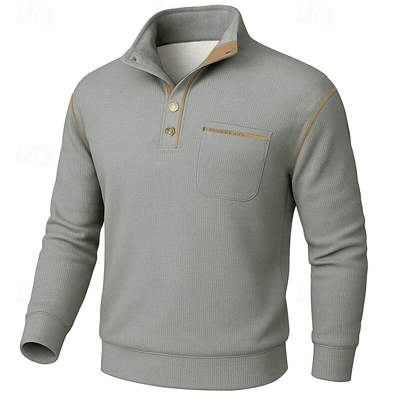Cormac | Eleganter Pullover mit Stehkragen