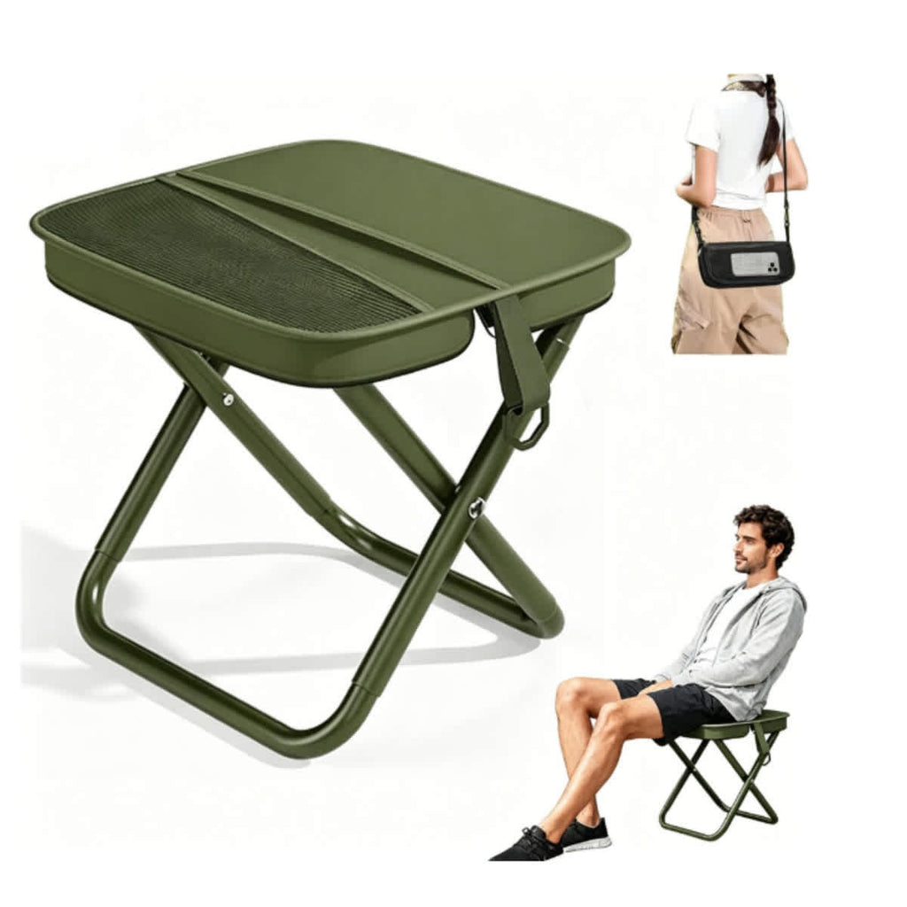 Portable Camping Seat with Storage Bag