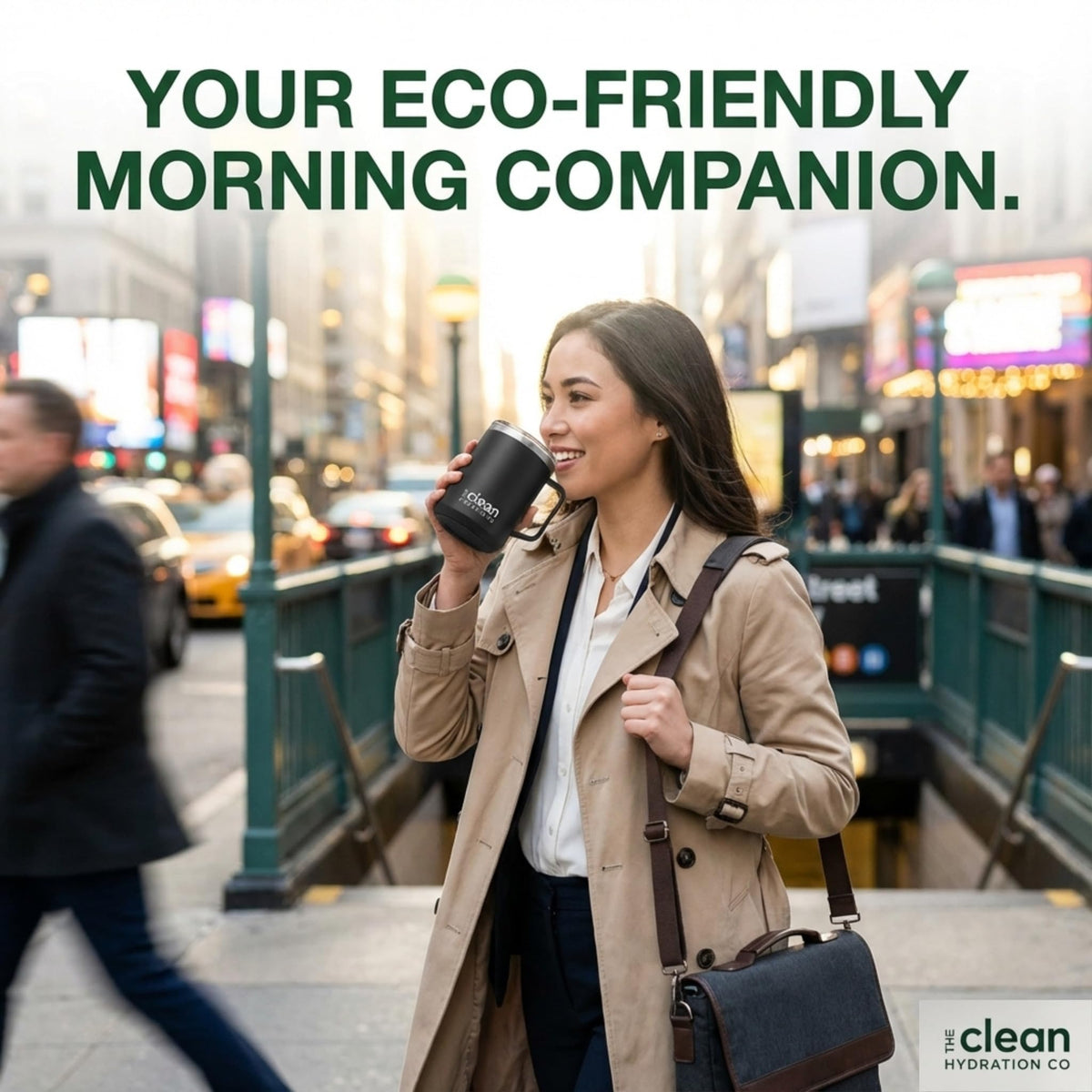 The Clean Hydration Co. Insulated Travel Mug