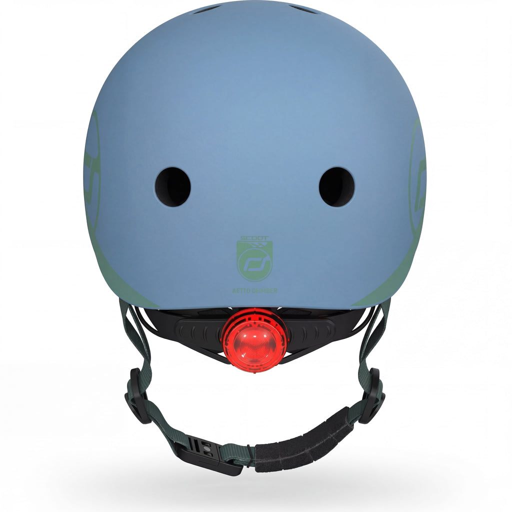 Scoot & Ride Kids XXS Adjustable Safety Helmet with LED Light, Ages 1-5 Years