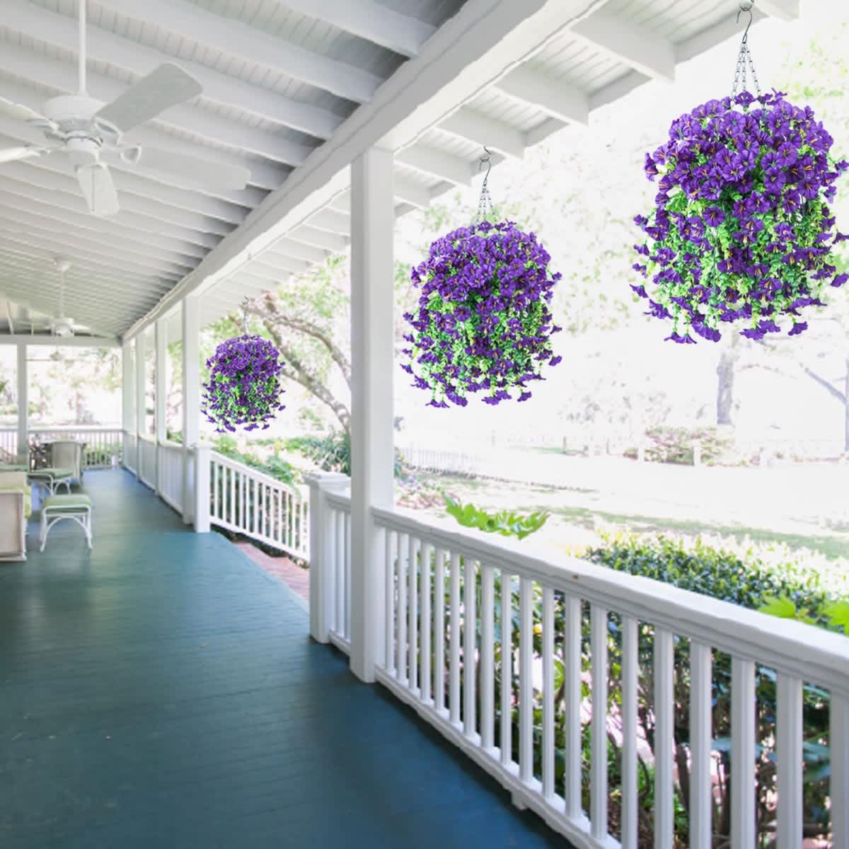 Artificial Morning Glory Hanging Vine