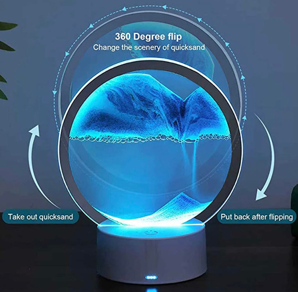 Moving Sand Art Lamp