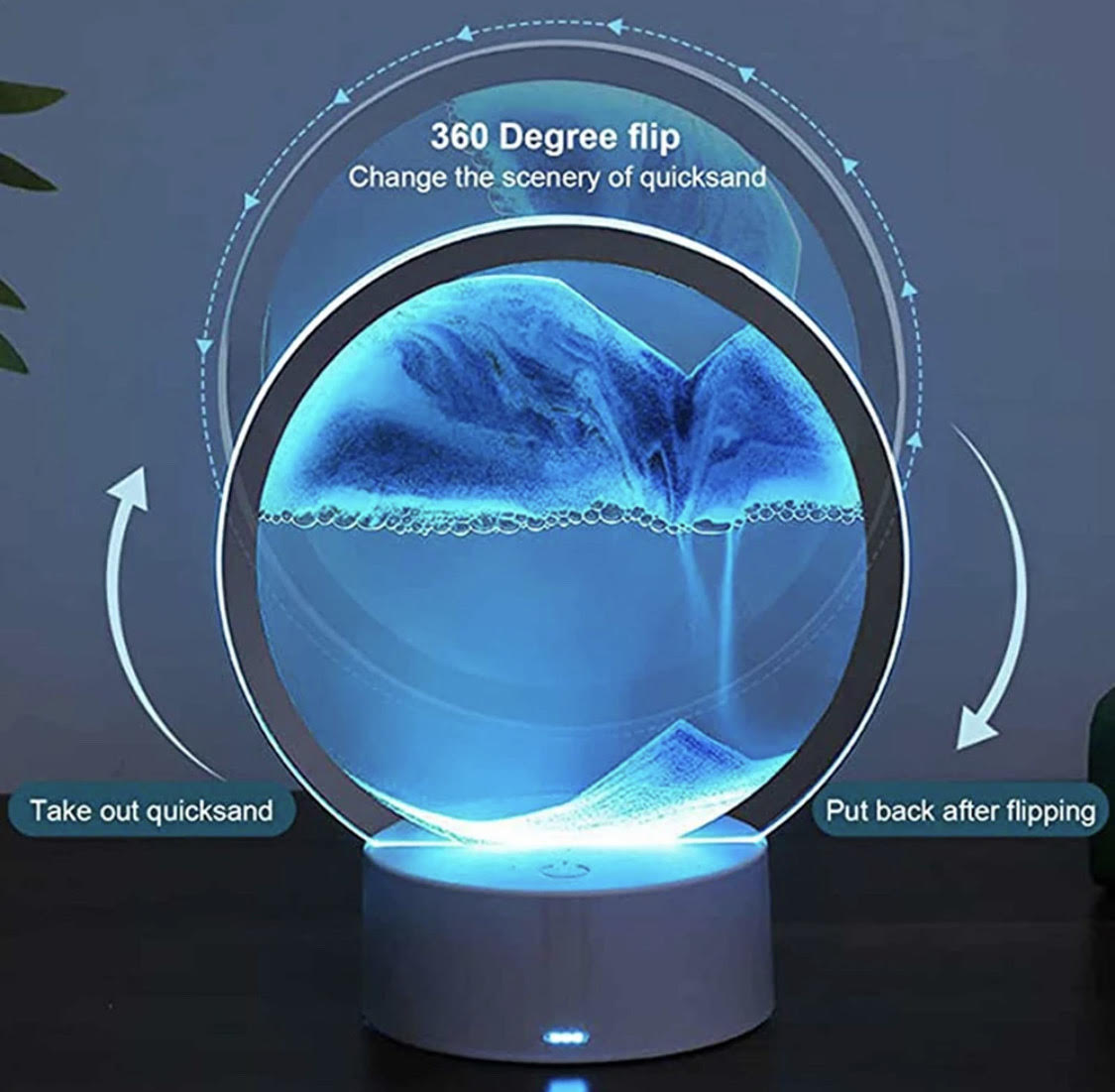 Moving Sand Art Lamp