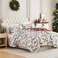 Southshore Fine Linens White Christmas Oversized Quilt Set