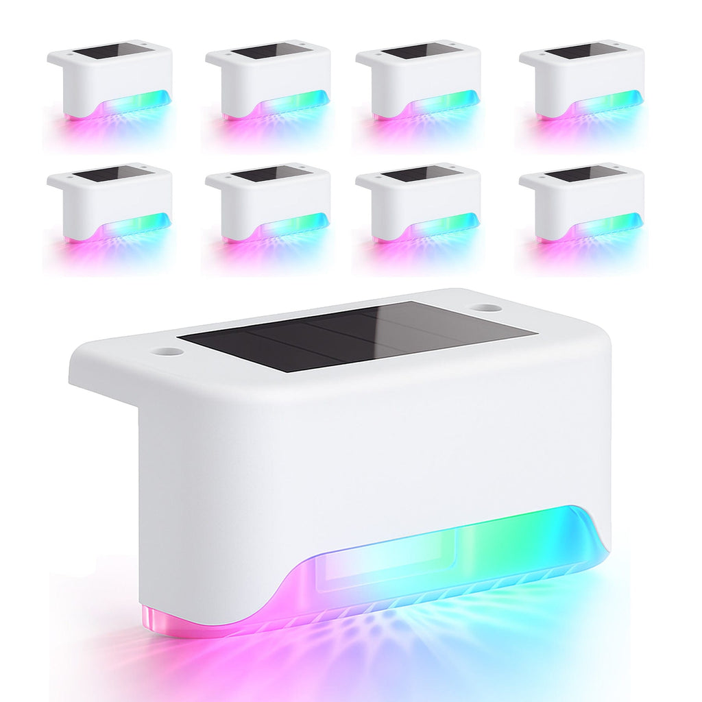 Infinite Basics 8-Pack Solar LED Deck & Step Lights