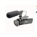 Digital Video Camera HD 1080P for Family with Flip Screen & External Microphone, 16MP 16X Zoom Compact Camcorder