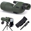 25-75x60 Spotting Scope with Tripod, Carrying Bag & Smartphone Adapter, High-Power Variable Zoom Scope for Target Shooting