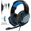 NPET Gaming Headset PS4 PS5 Xbox One PC Noise Cancelling Mic Stereo Over-Ear for Bedside Audio, Alarms and Room Entertainment