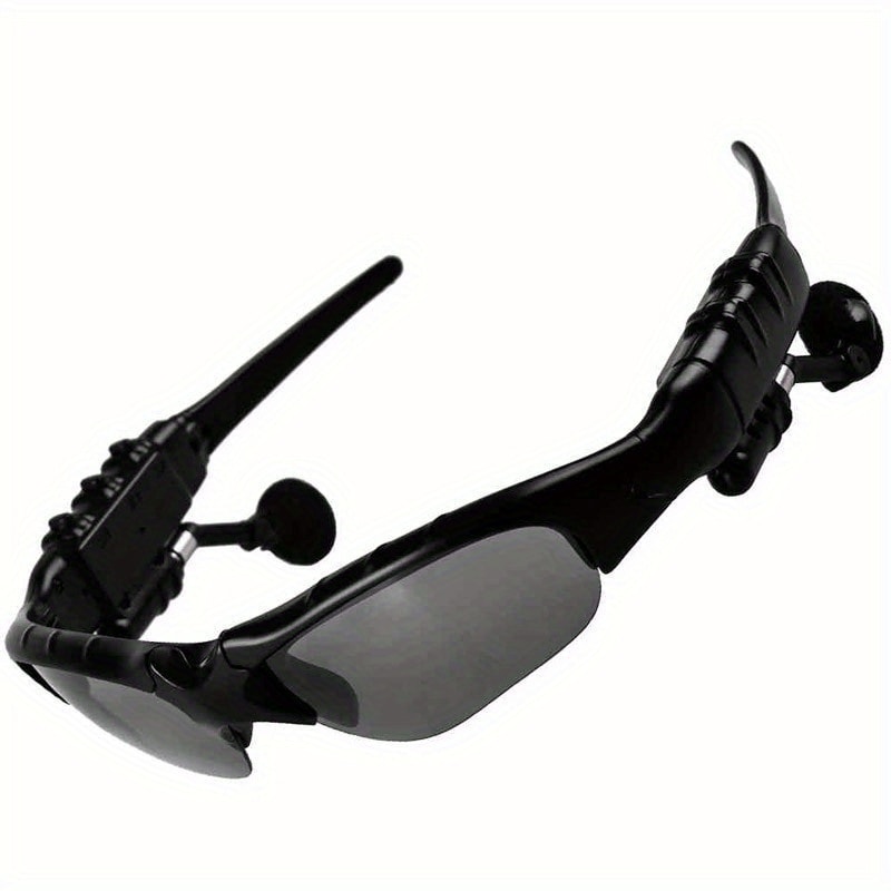 Smart Audio Glasses 2-in-1 Polarized Sunglasses with Bluetooth 5.4 Wireless Earphone & Mic - Fashion Open-Ear Headset Glasses for Music