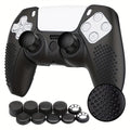 PS5 Controller Silicone Cover with 10 Thumb Grip Caps – Protective Case & Grip Accessories Set for PS5 DualSense Controller, Anti-Slip Skin Cover for PlayStation 5 Controller