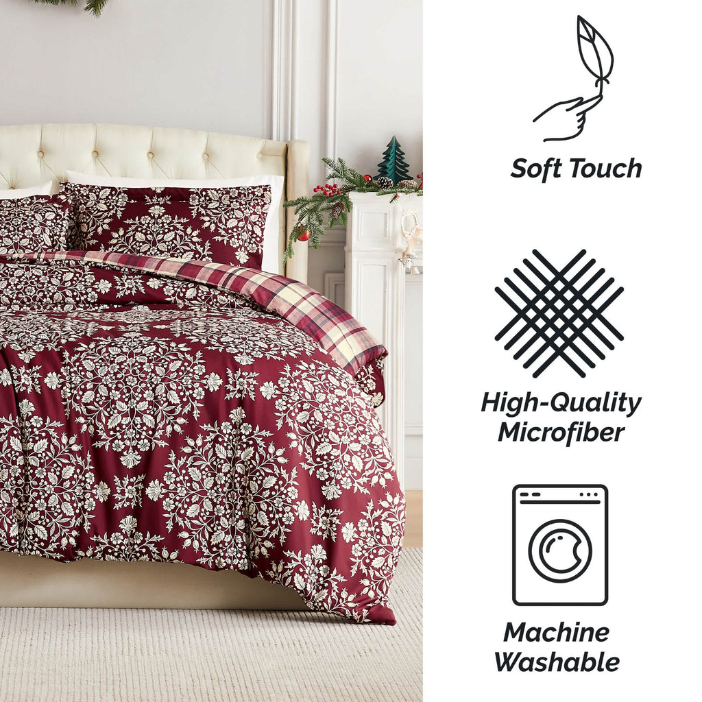 Southshore Fine Linens Christmas Carol Oversized Comforter Set