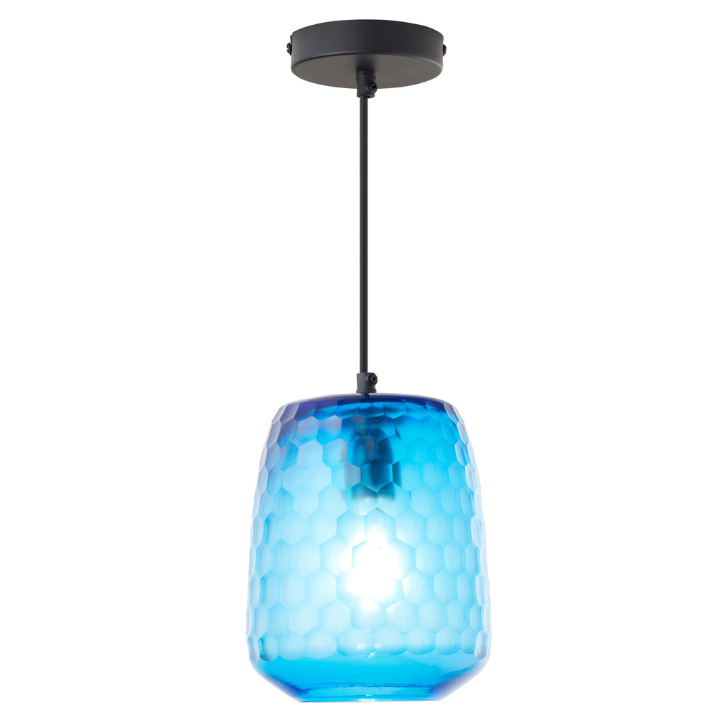 River of Goods Hanging Lamp - Blue & Black