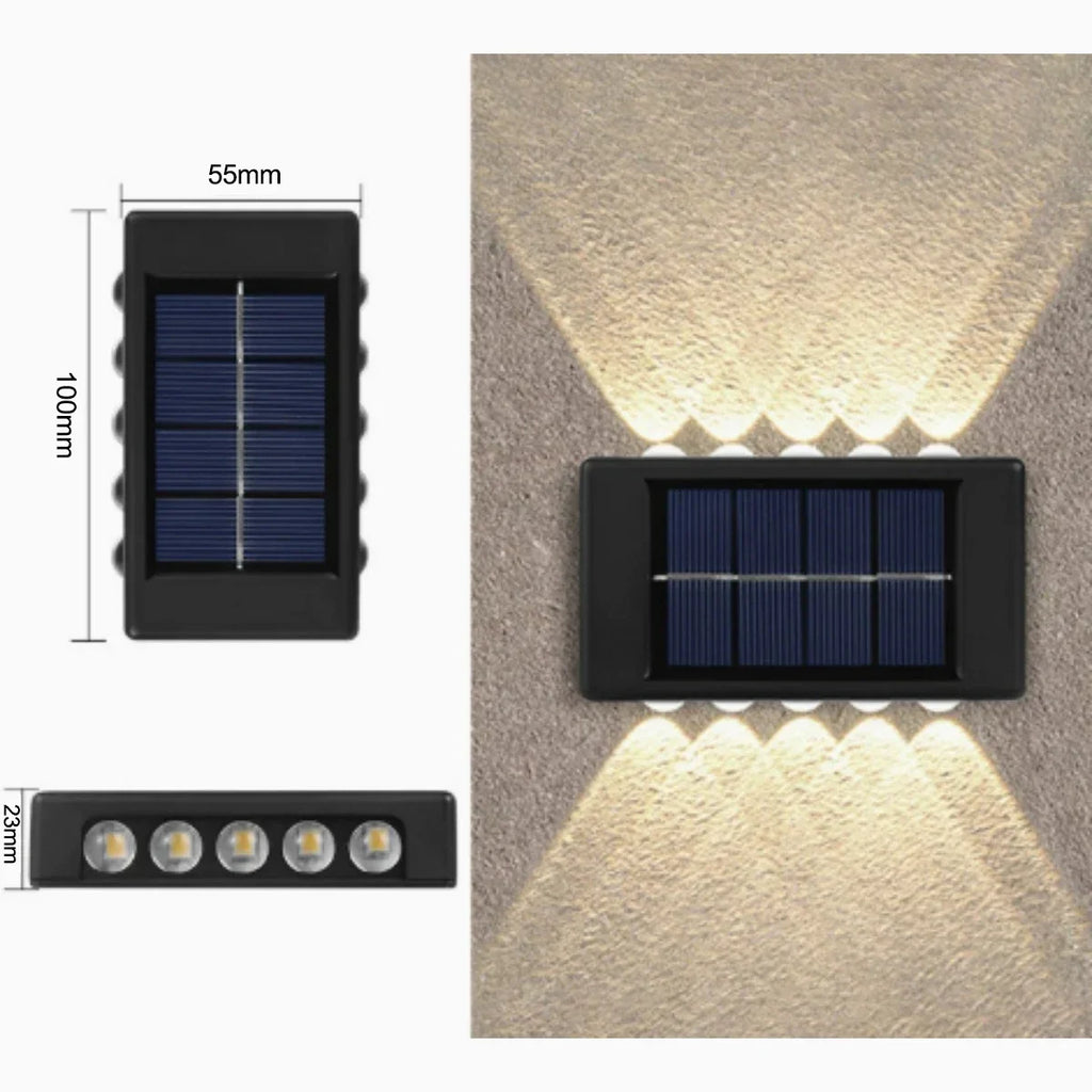 Waterproof Solar LED Wall Lamp