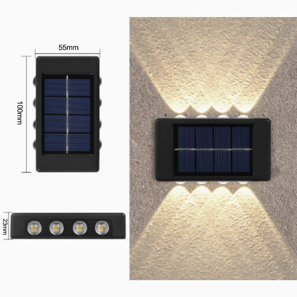 Waterproof Solar LED Wall Lamp