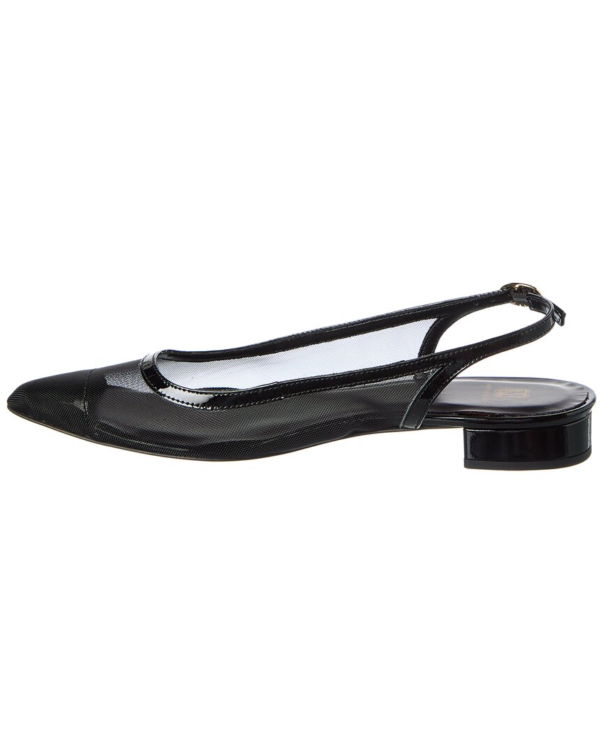 M by Bruno Magli Polina Mesh & Leather Slingback Pump