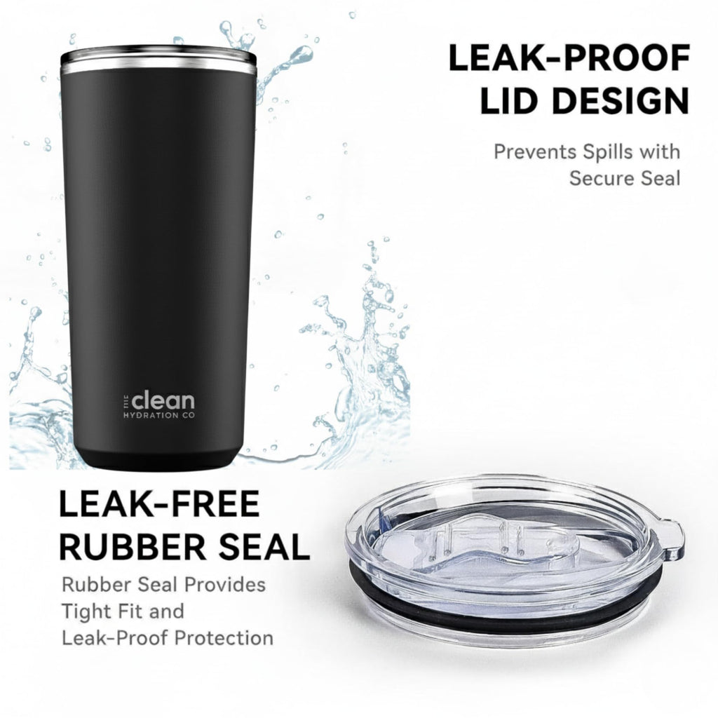 The Clean Hydration Co. Insulated Tumbler With Lid
