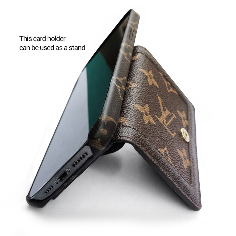Beautiful Luxury iPhone Case with Card holder for iPhone 13-18 Pro & Pro Max