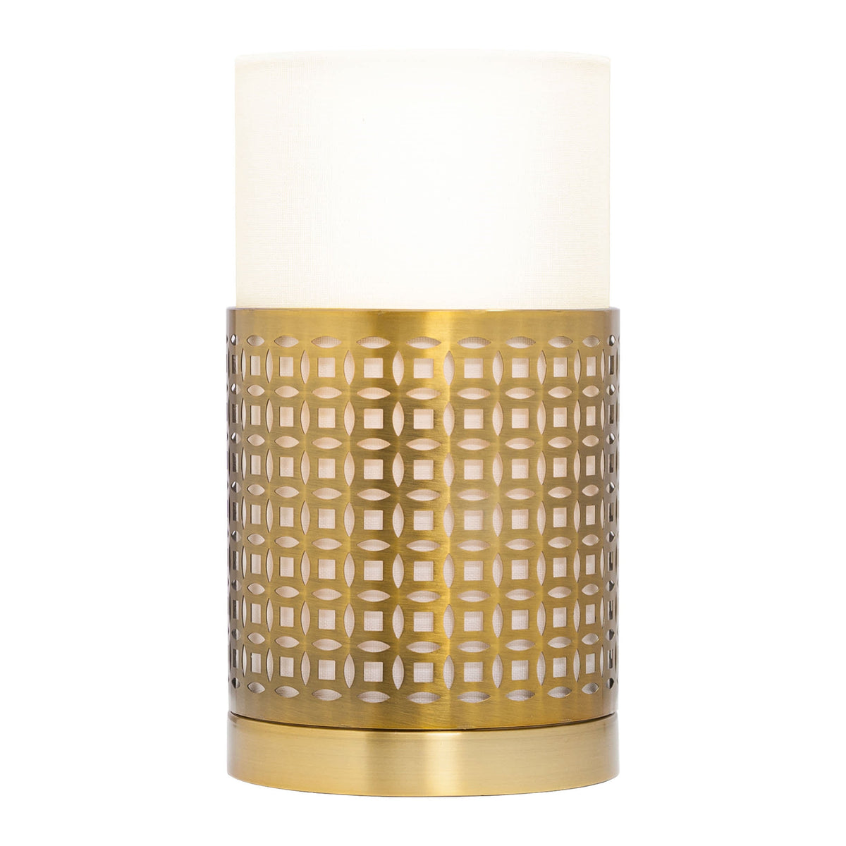 River of Goods Geometric Gold Accent Lamp